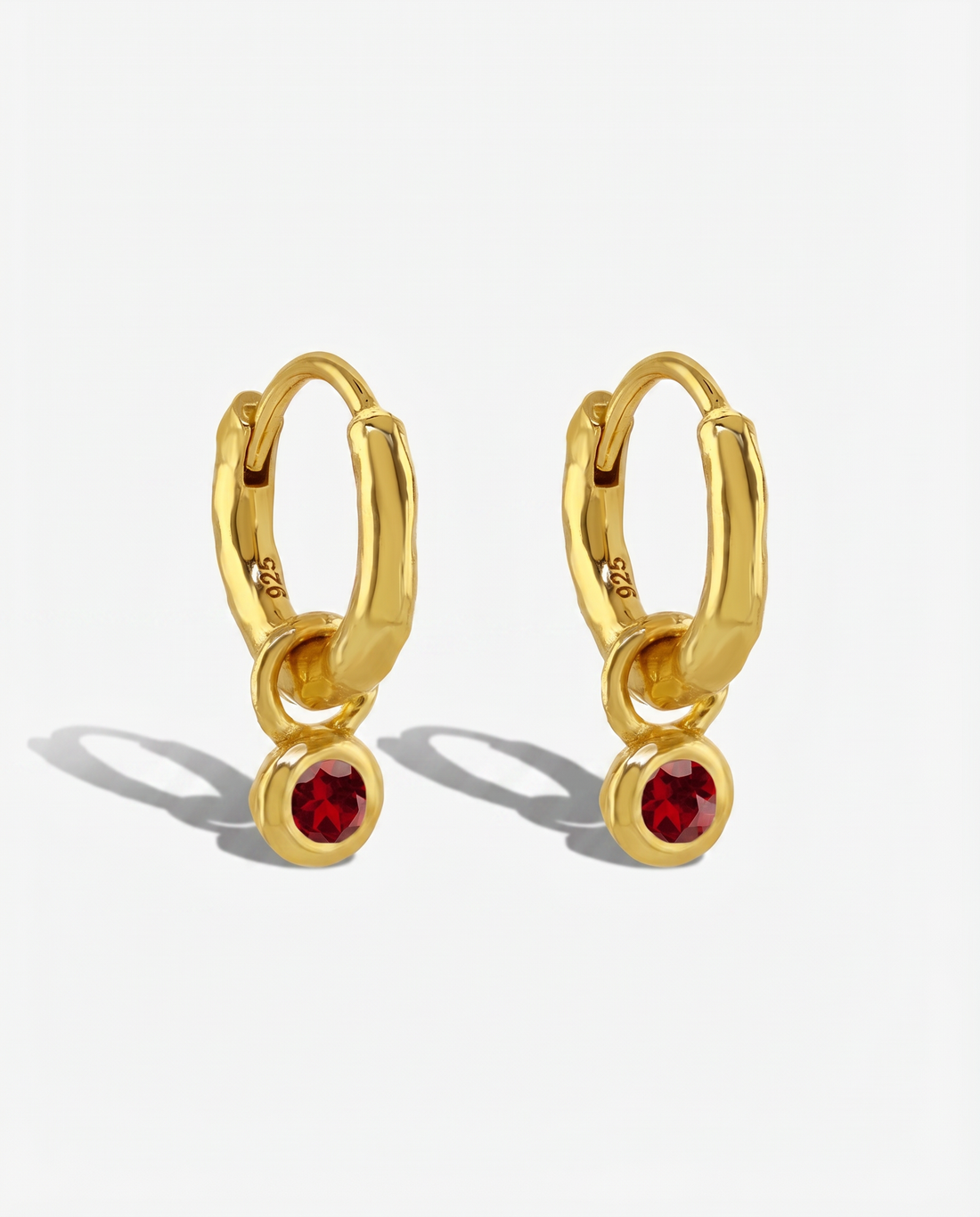 Nova Birthstone Hoops