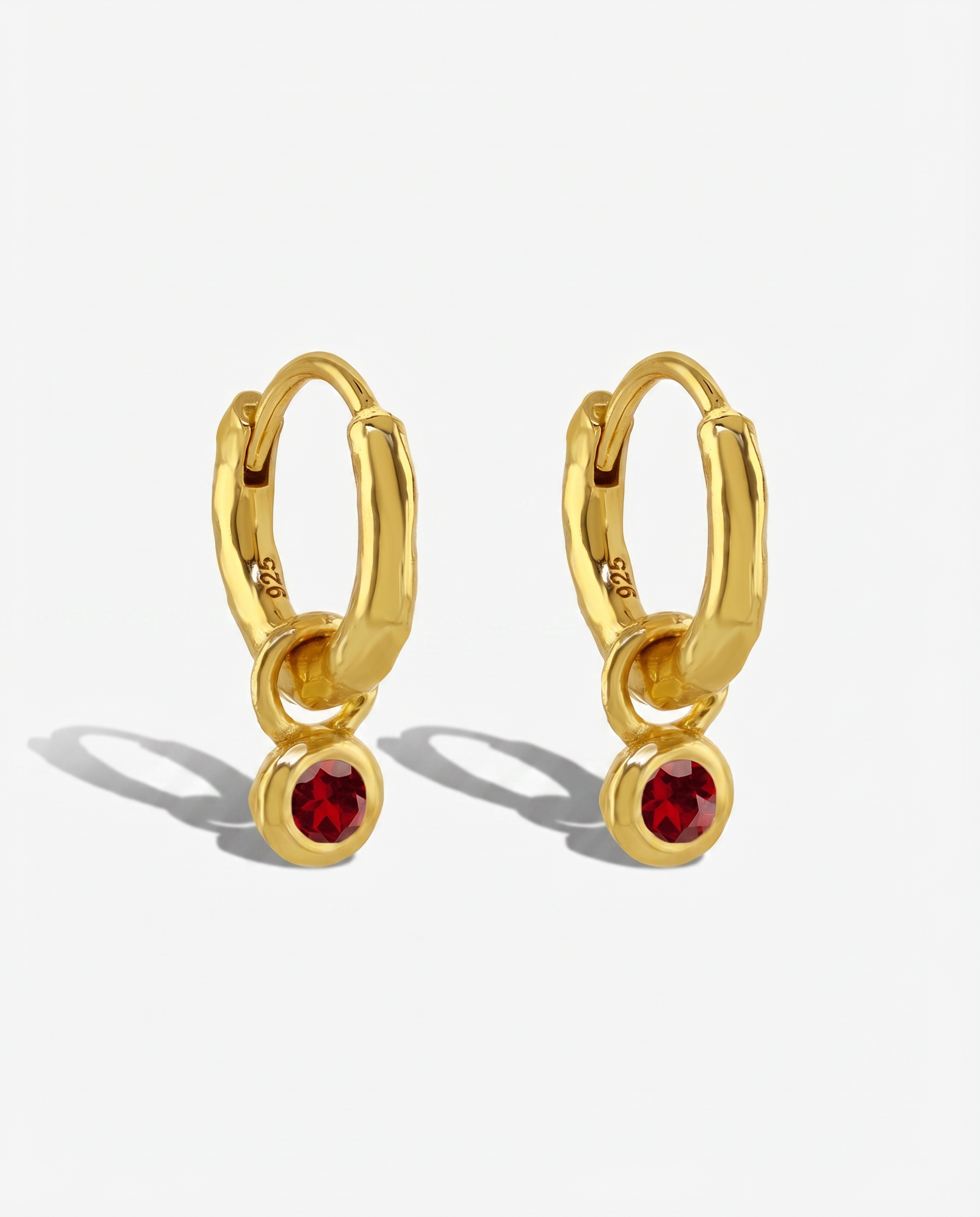 Nova Birthstone Hoops