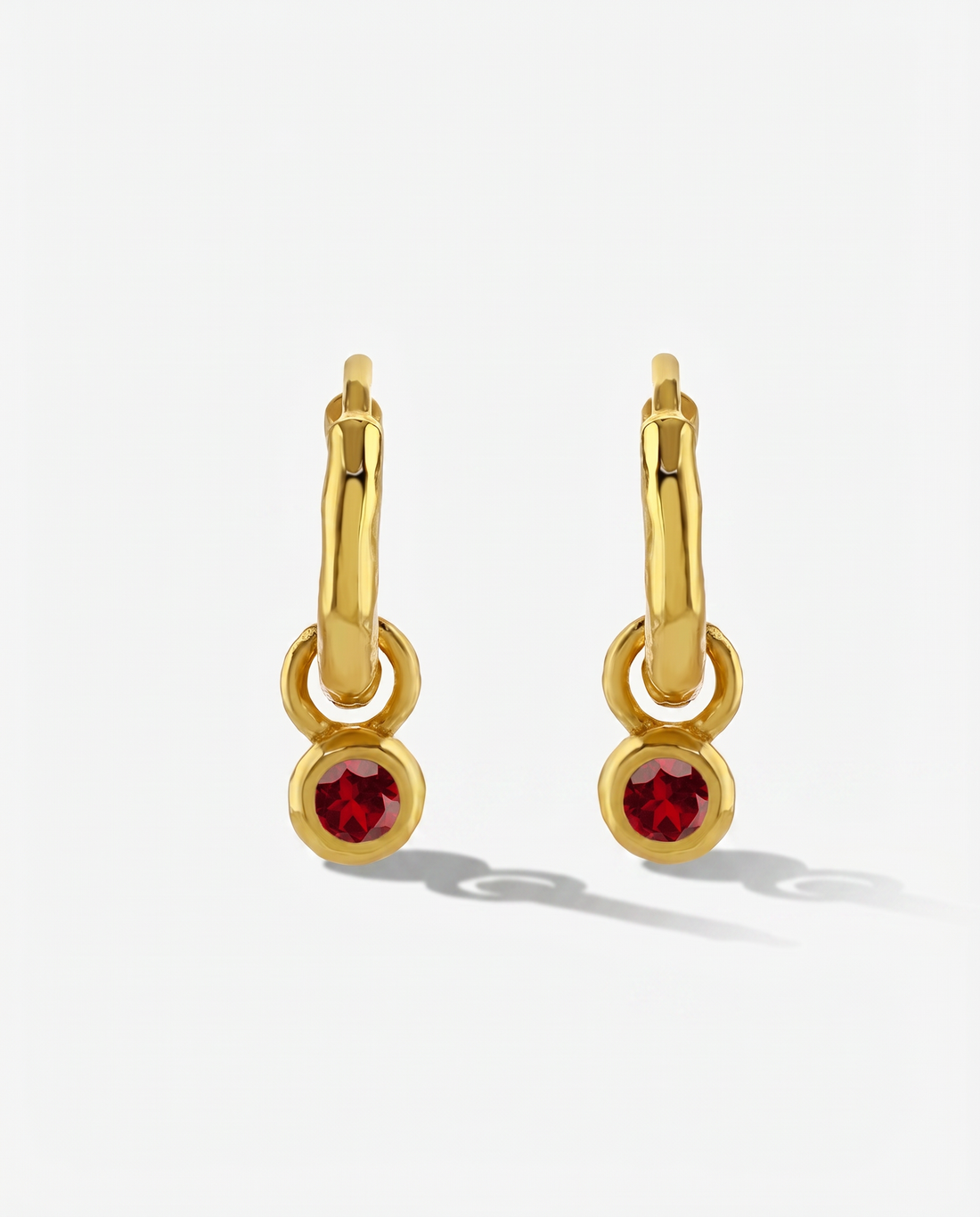 Nova Birthstone Hoops