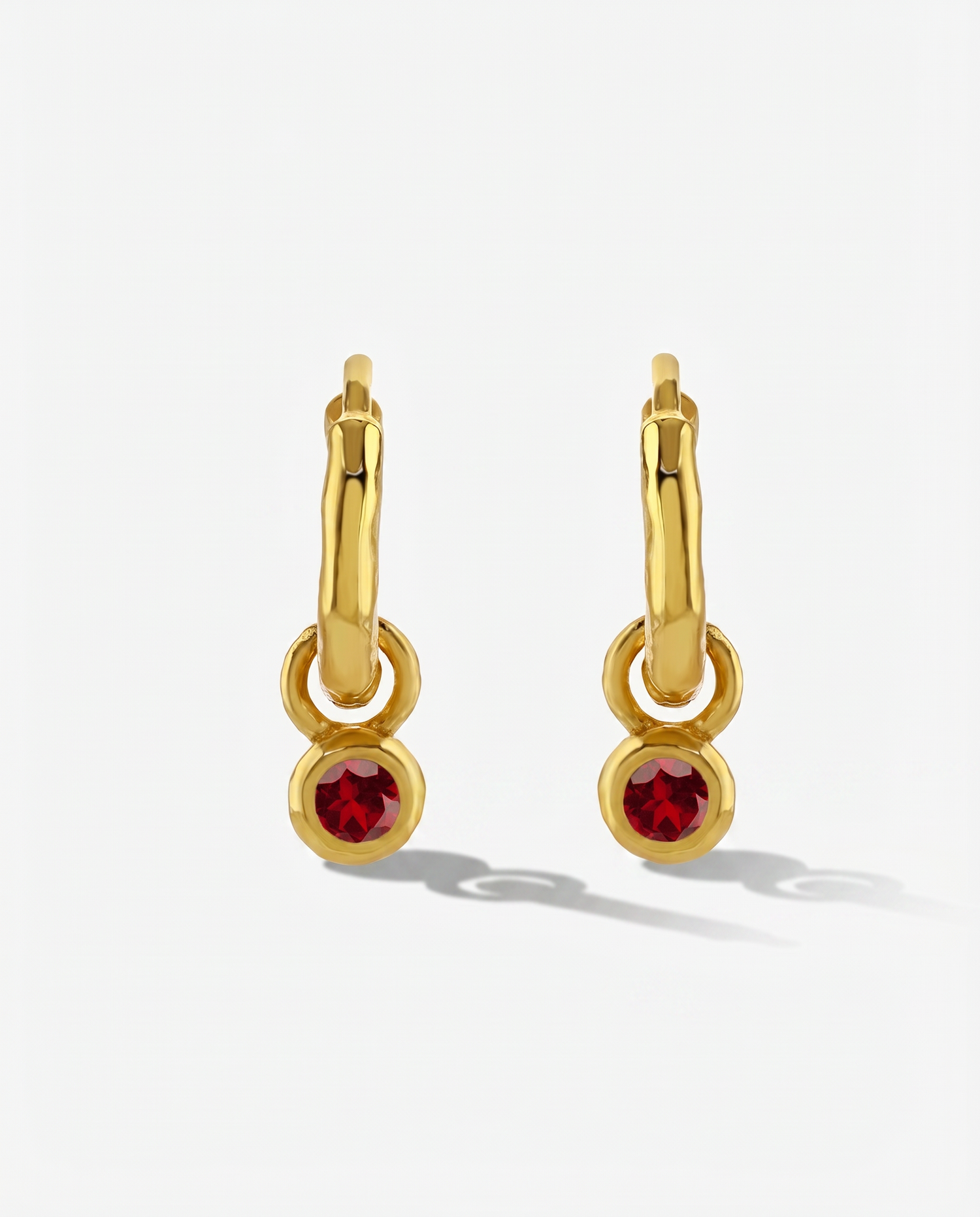Nova Birthstone Hoops