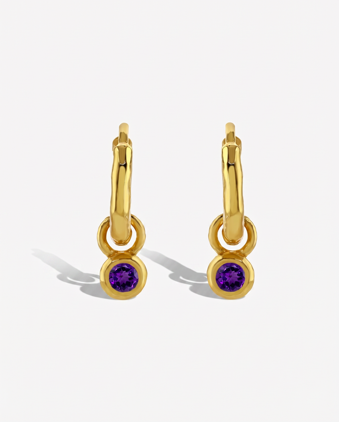 Nova Birthstone Hoops