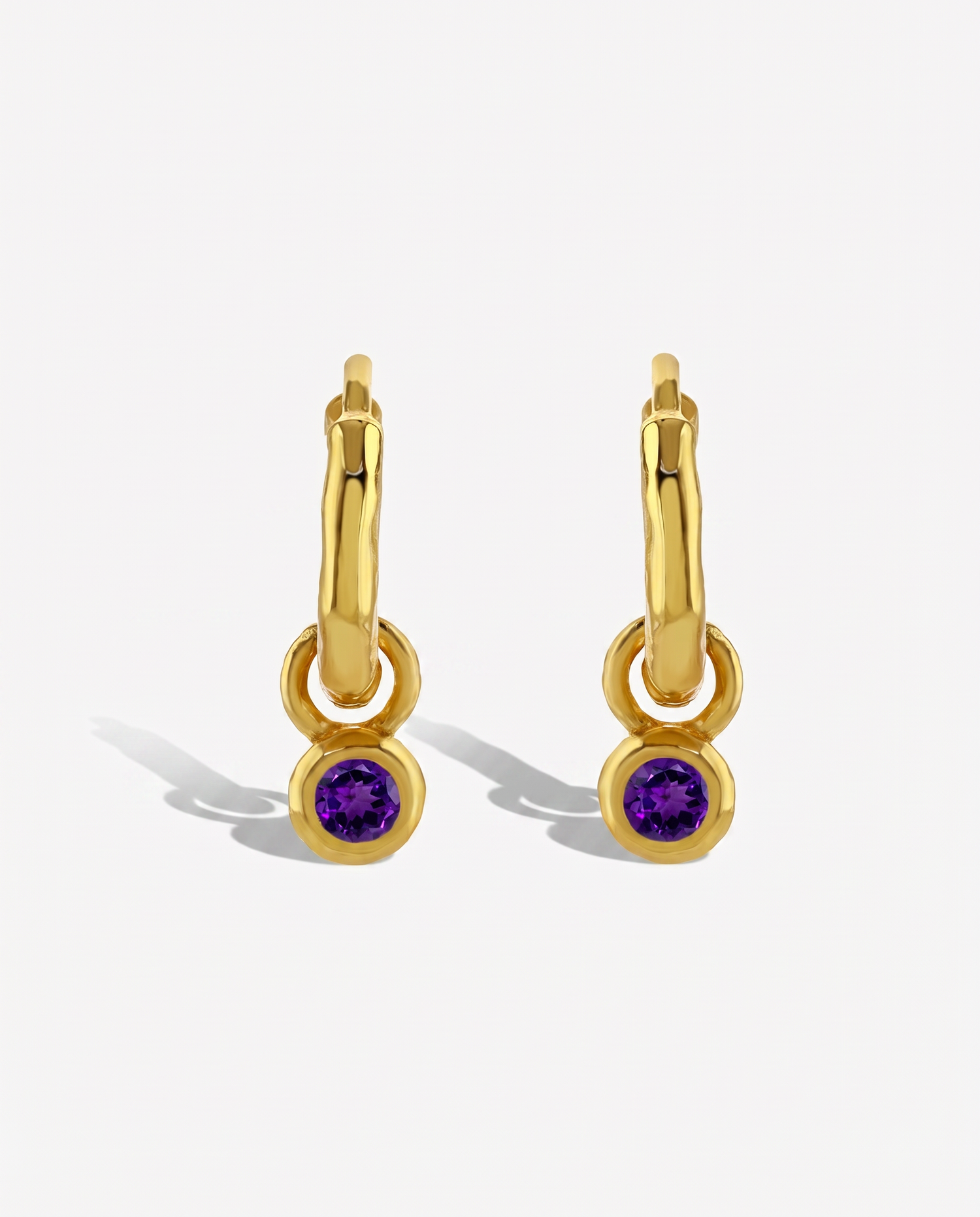 Nova Birthstone Hoops