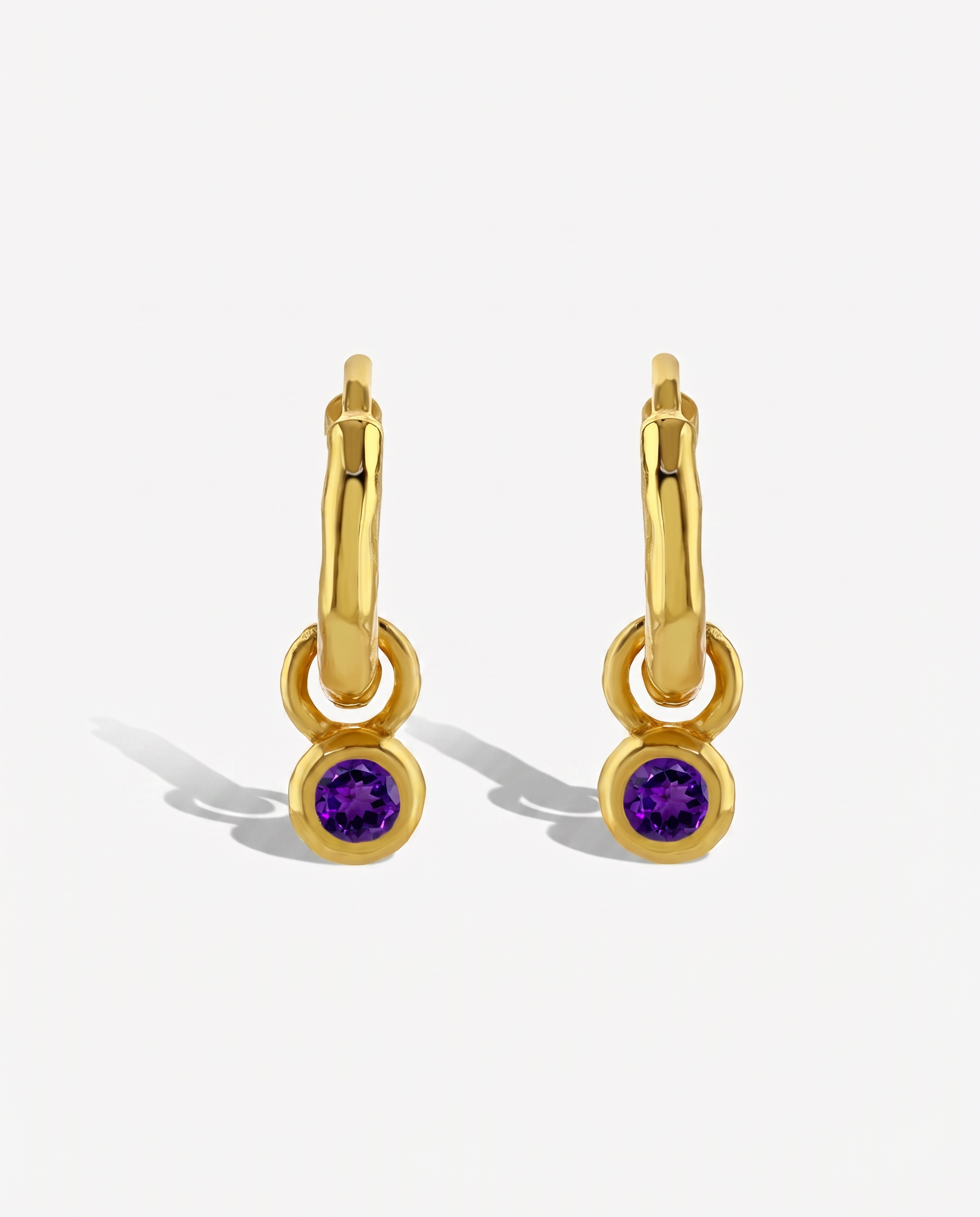 Nova Birthstone Hoops