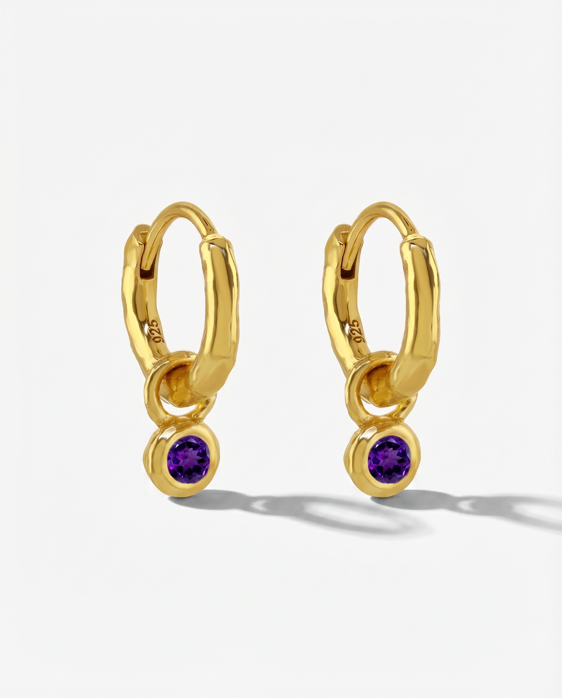 Nova Birthstone Hoops