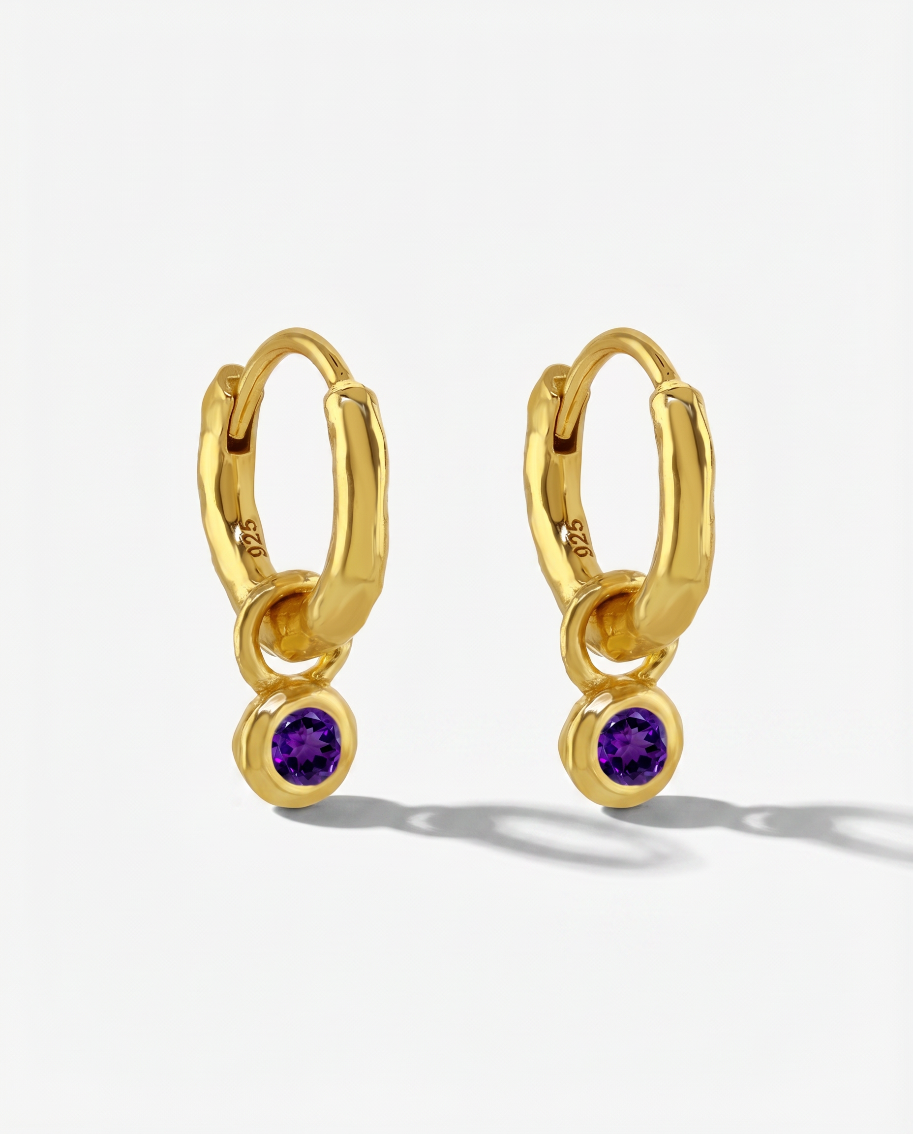 Nova Birthstone Hoops