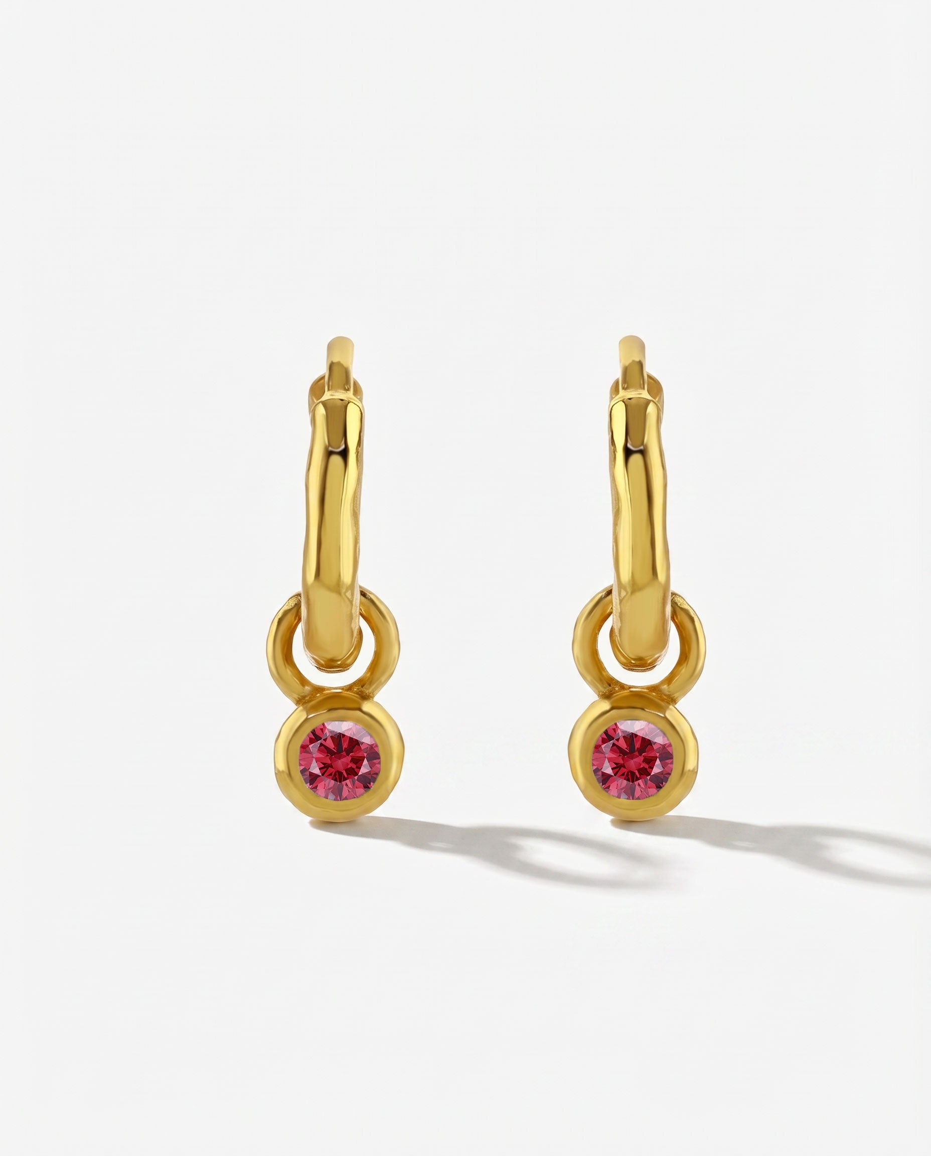 Nova Birthstone Hoops