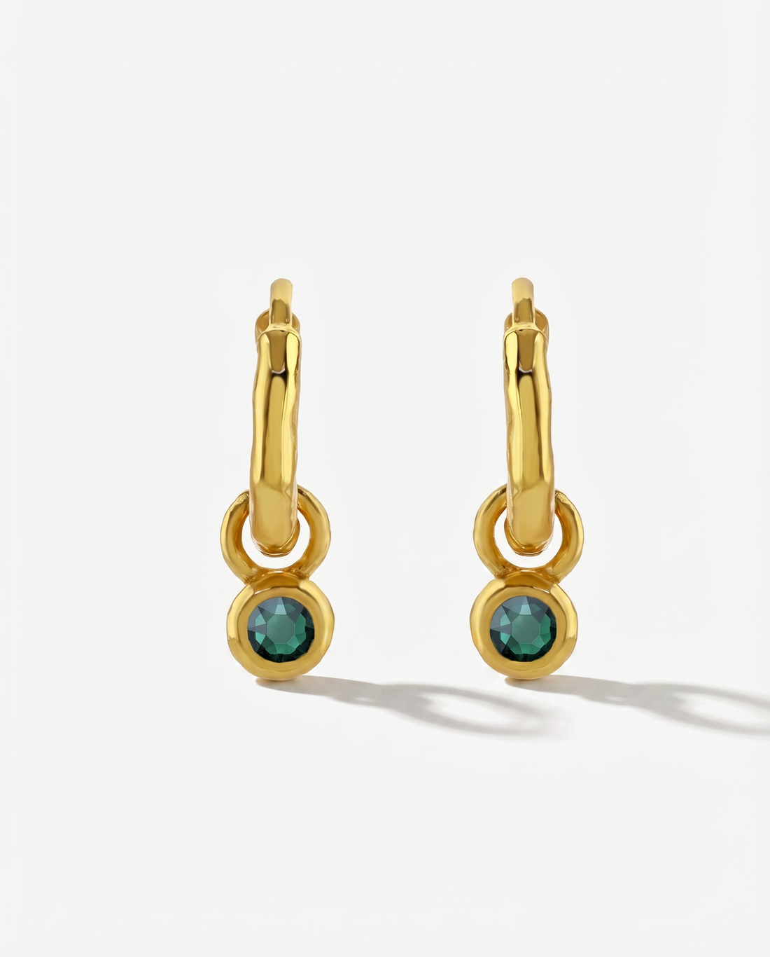 Nova Birthstone Hoops