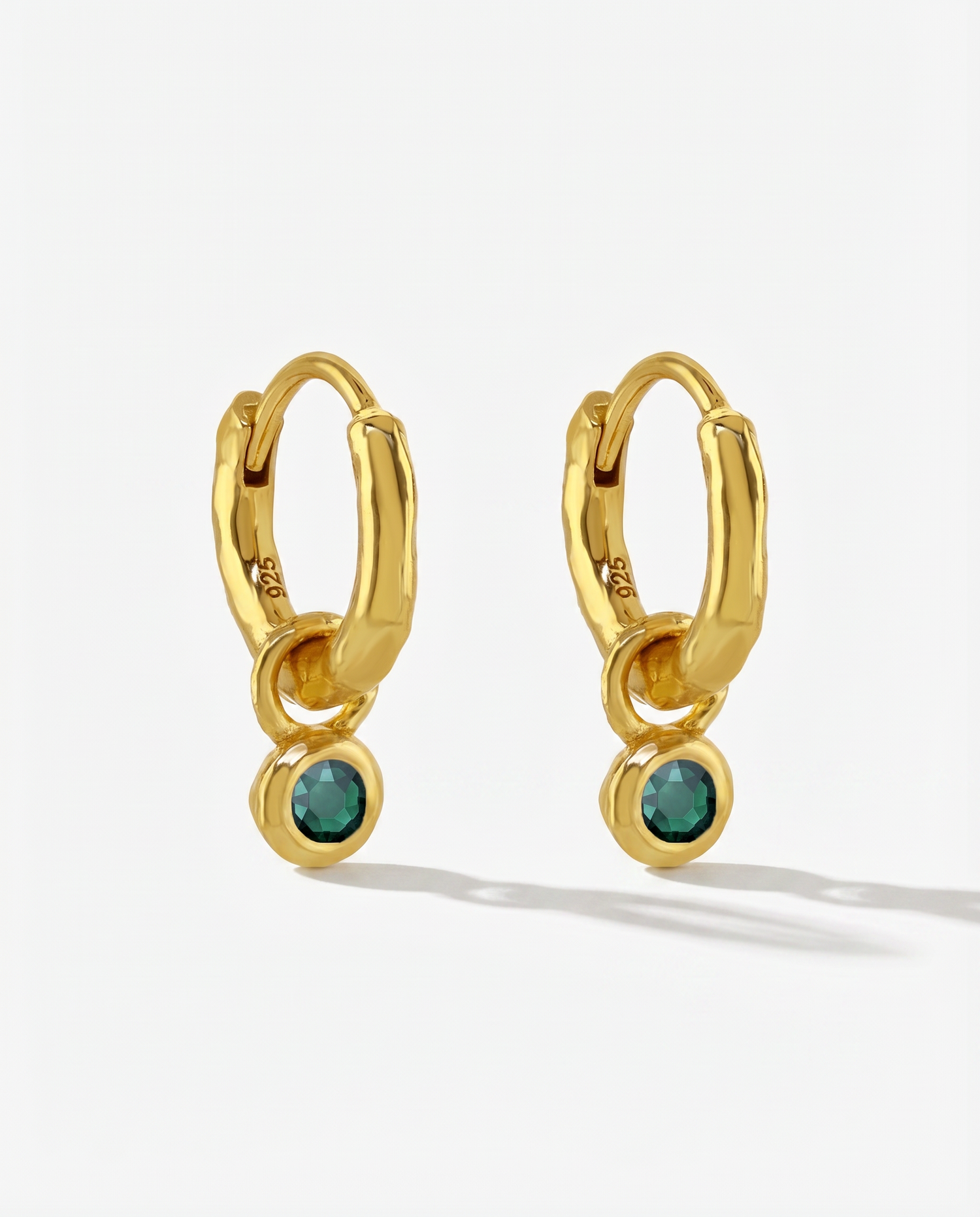 Nova Birthstone Hoops
