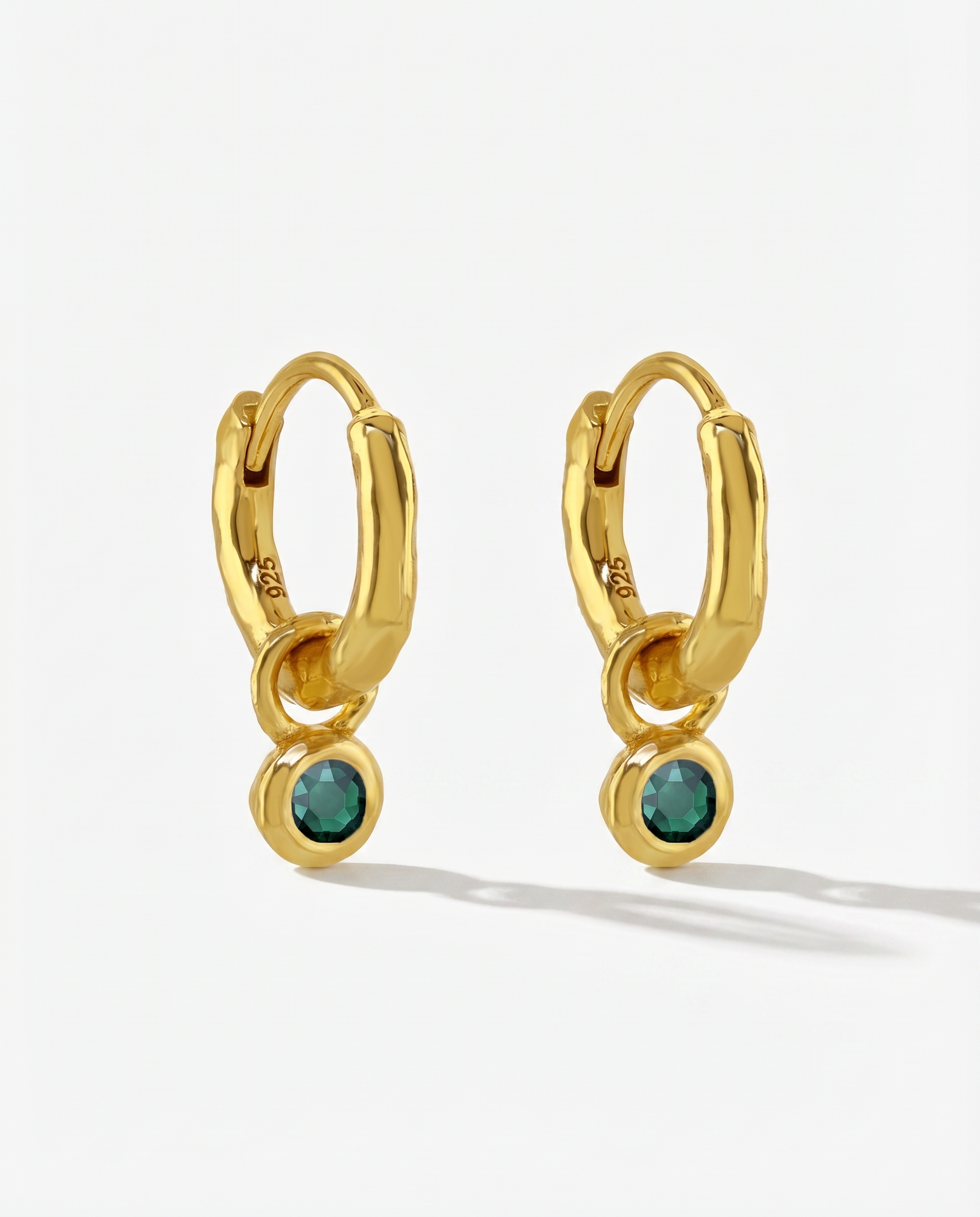 Nova Birthstone Hoops