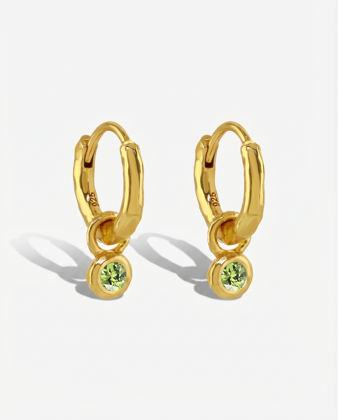 Nova Birthstone Hoops