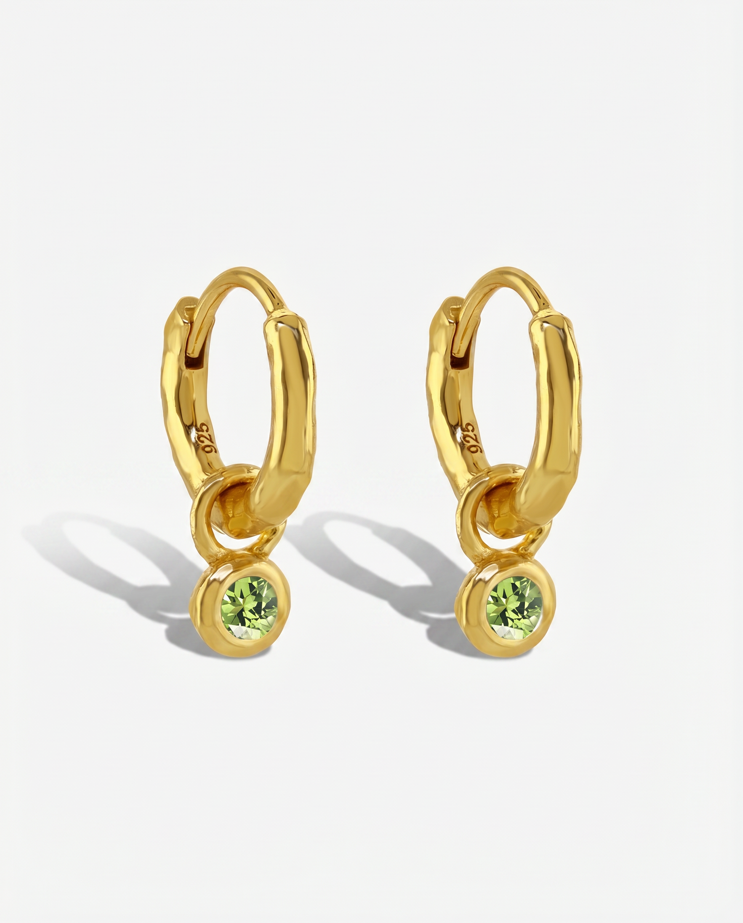 Nova Birthstone Hoops