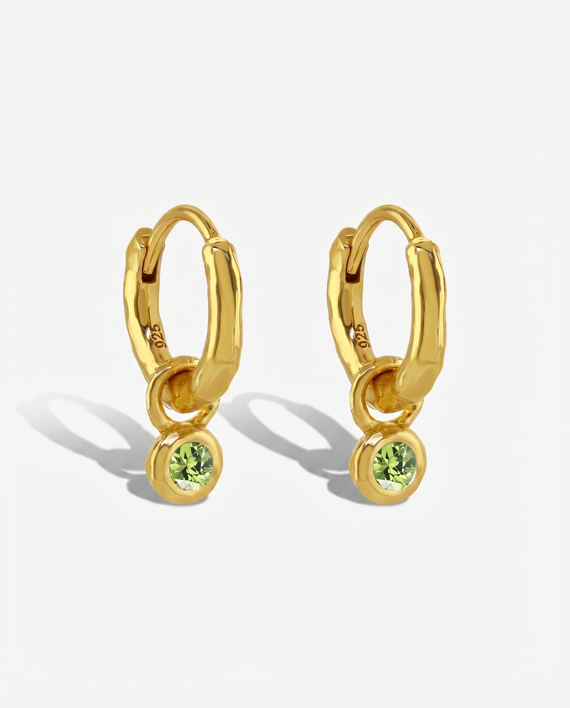 Nova Birthstone Hoops