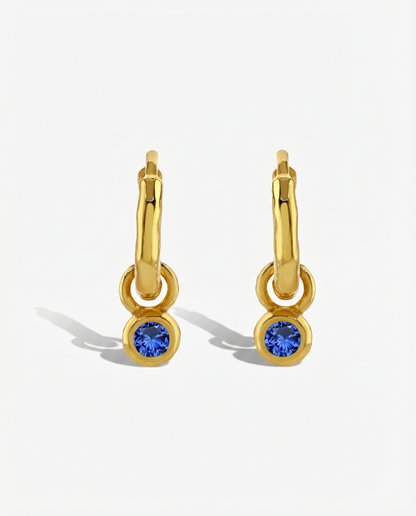 Nova Birthstone Hoops