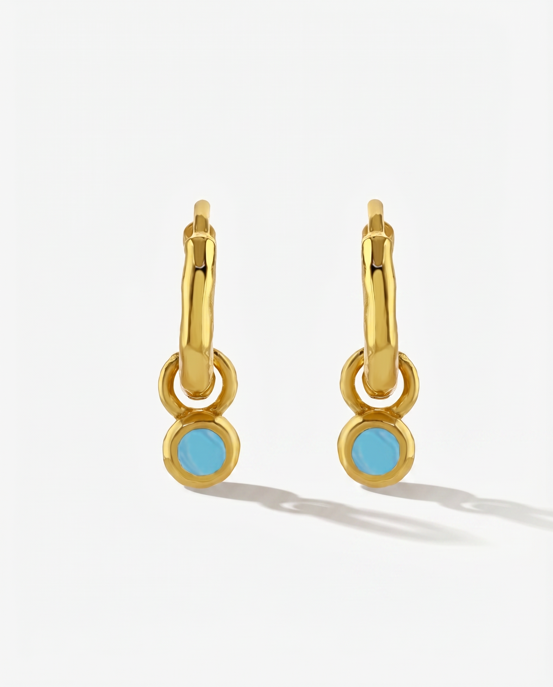 Nova Birthstone Hoops
