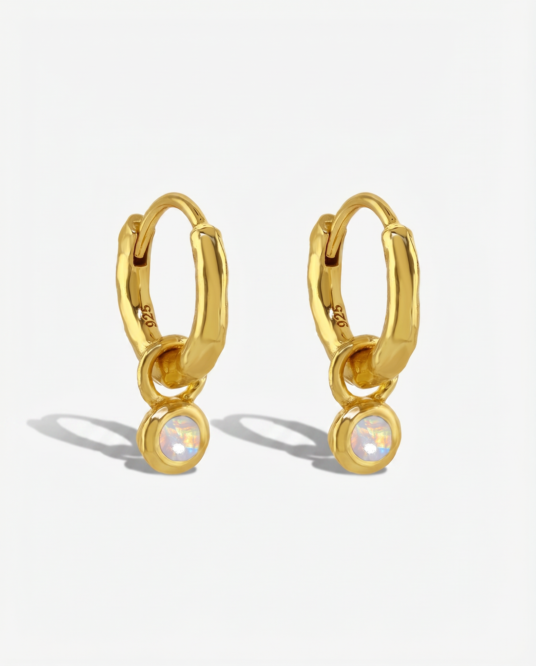 Nova Birthstone Hoops