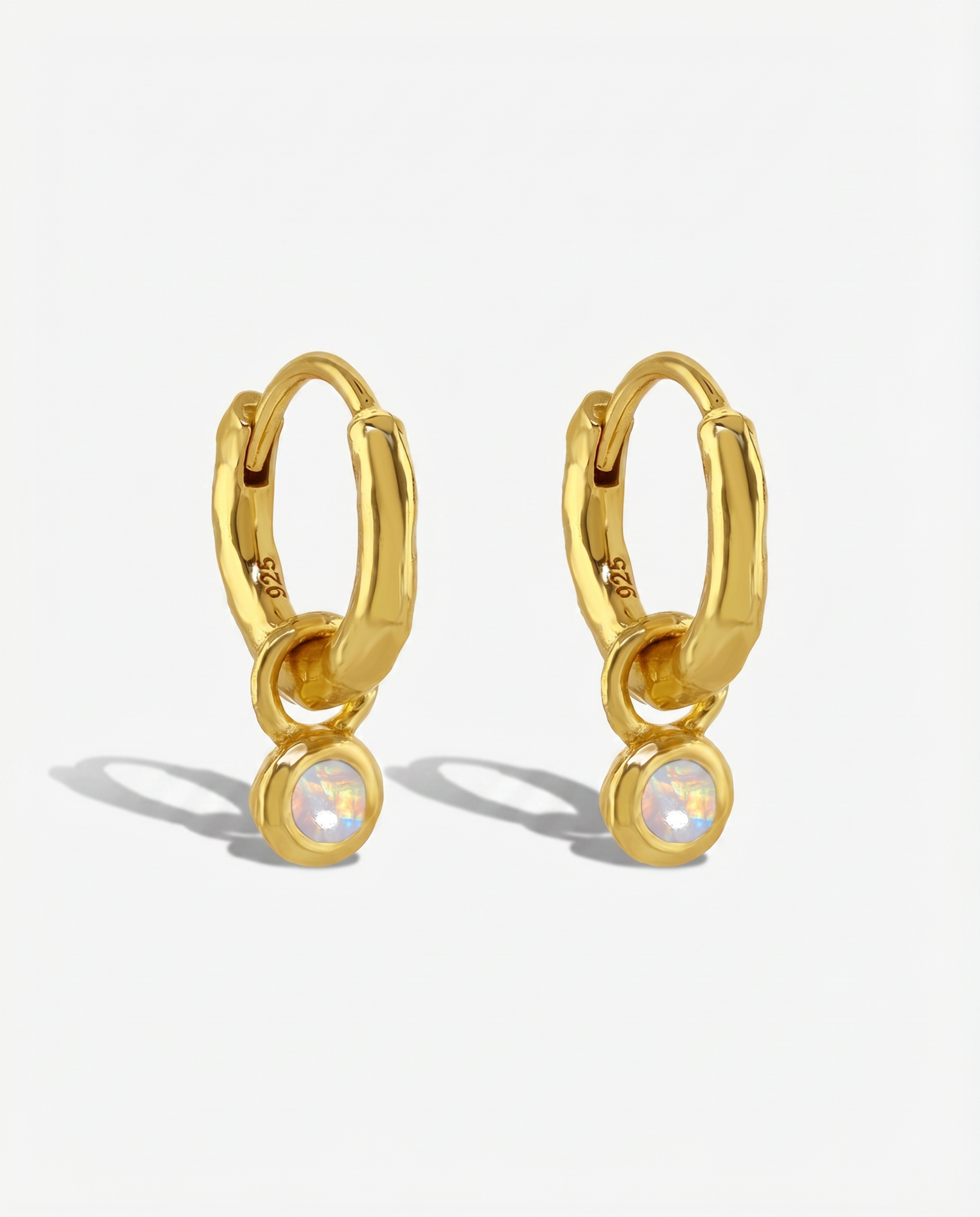 Nova Birthstone Hoops
