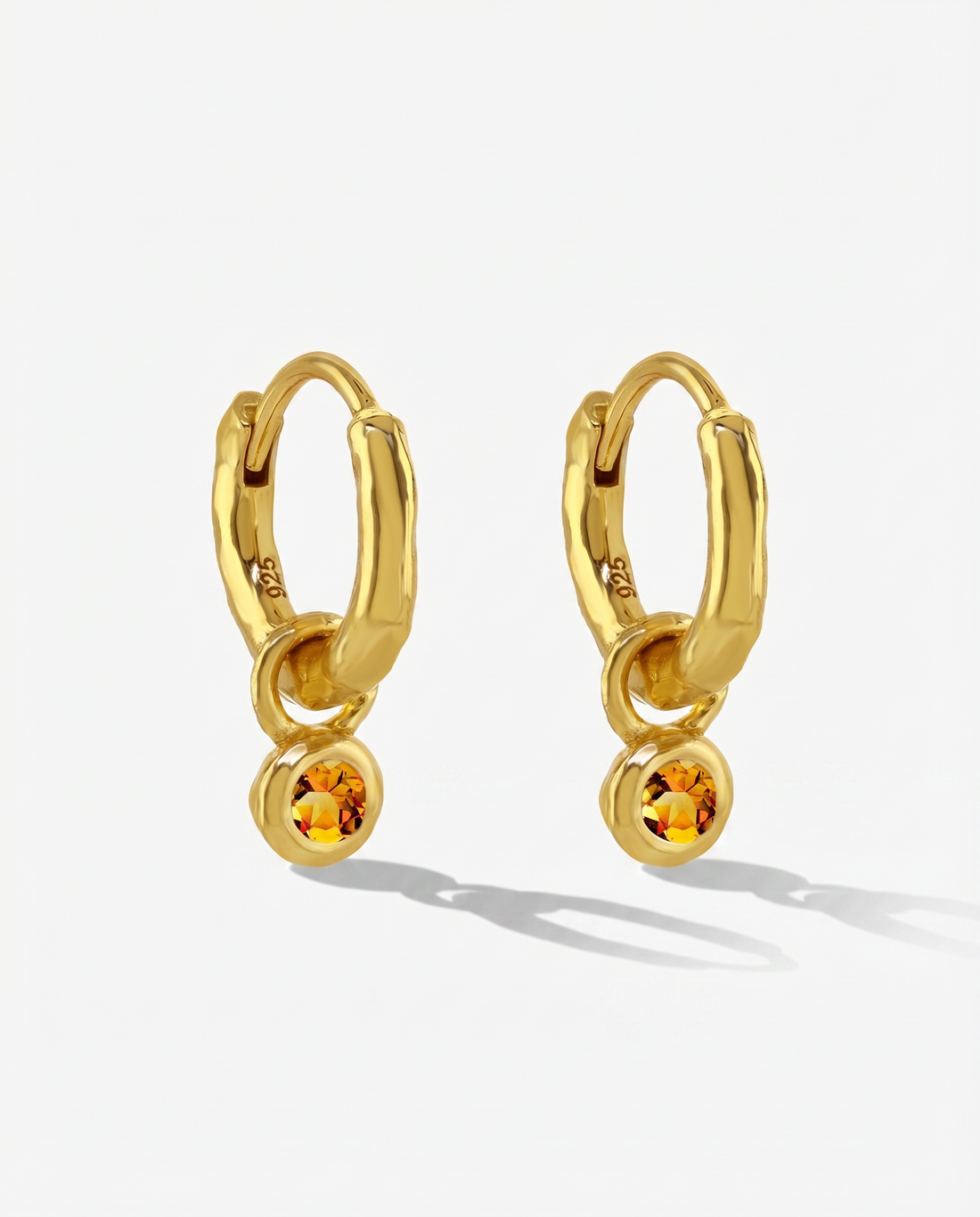 Nova Birthstone Hoops