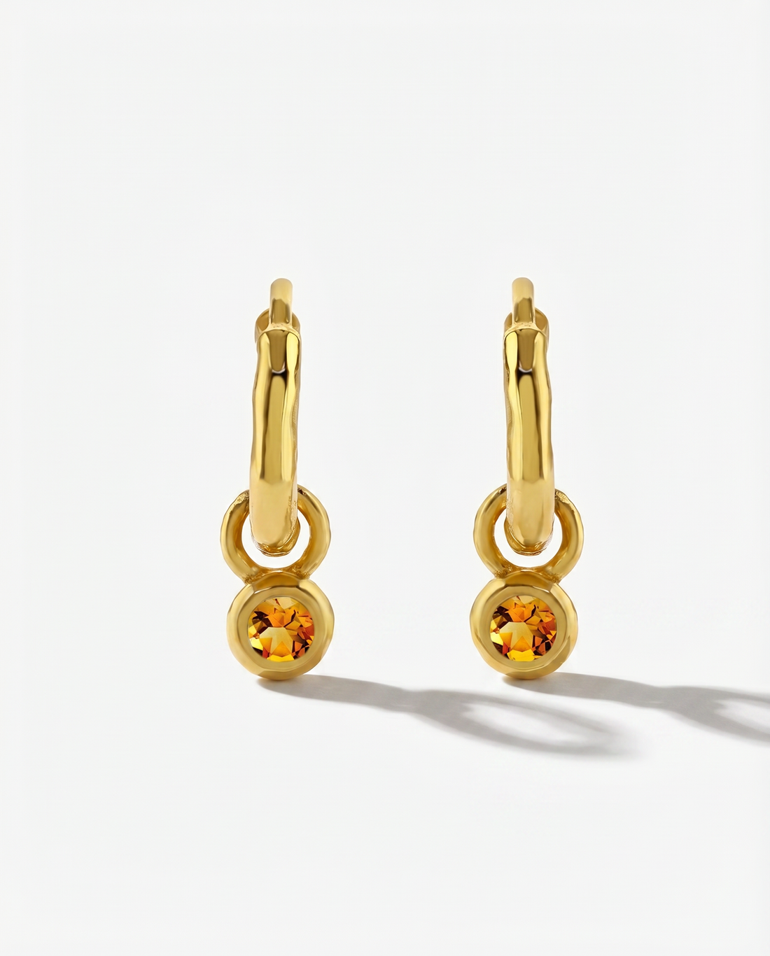 Nova Birthstone Hoops