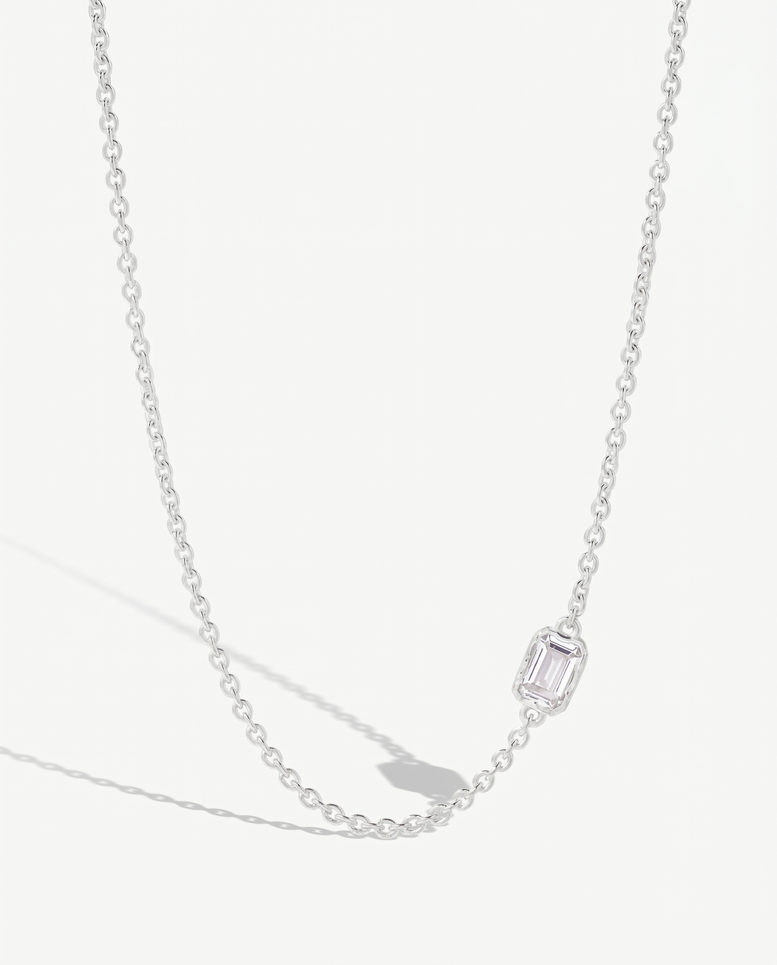 Lopsided Gemstone Necklace