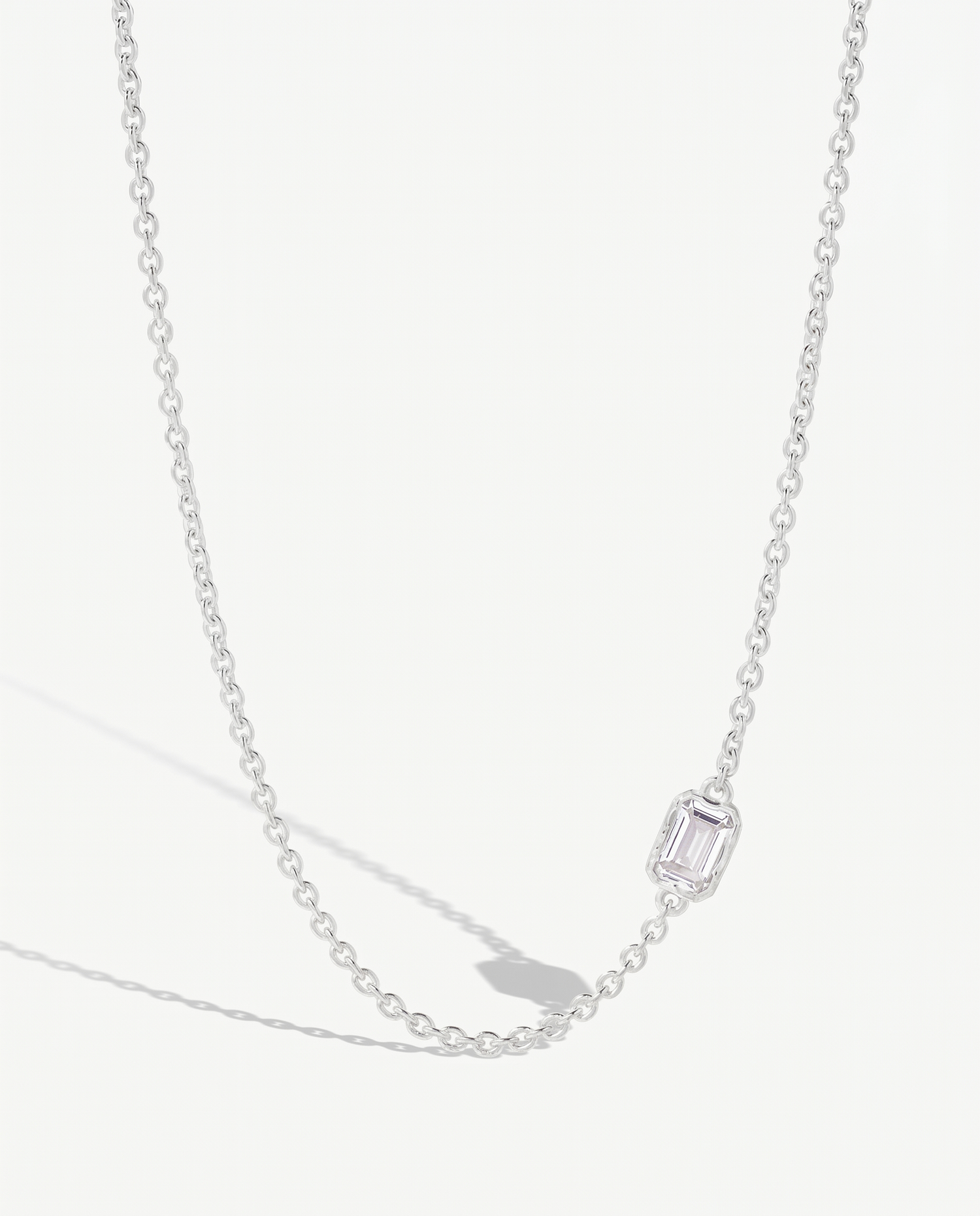 Lopsided Gemstone Necklace
