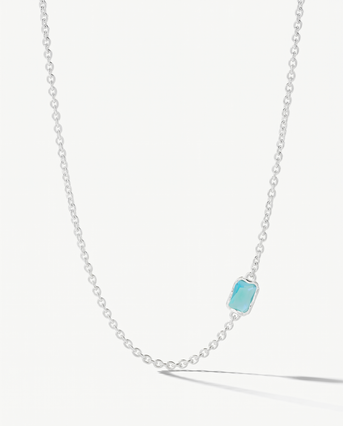 Lopsided Gemstone Necklace