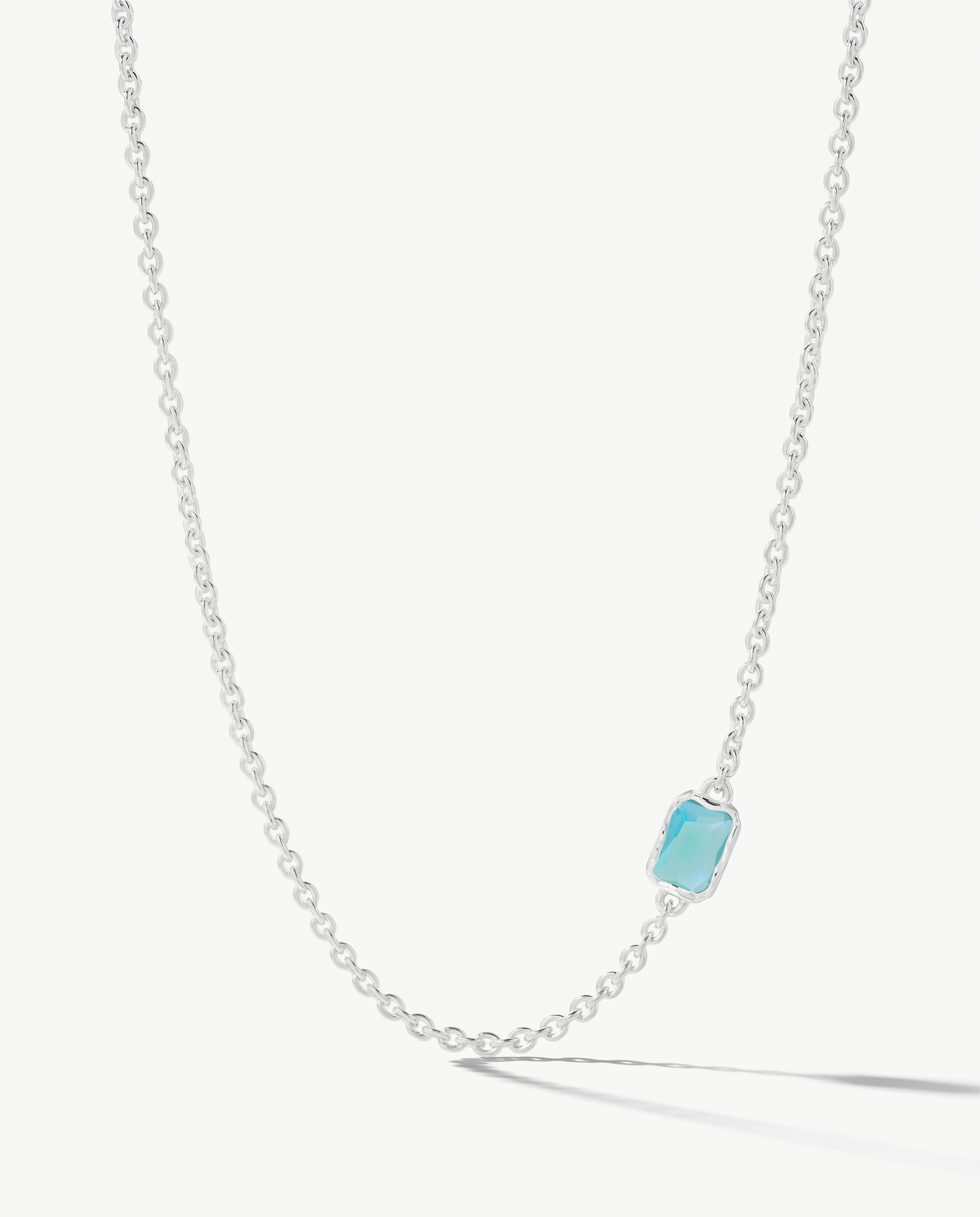 Lopsided Gemstone Necklace