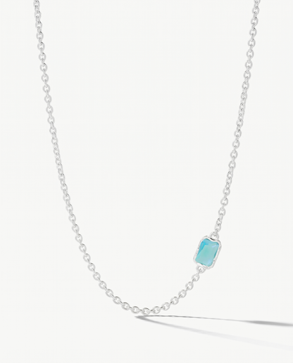 Lopsided Gemstone Necklace