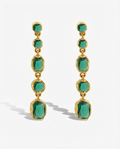 Tennis Drop Earrings