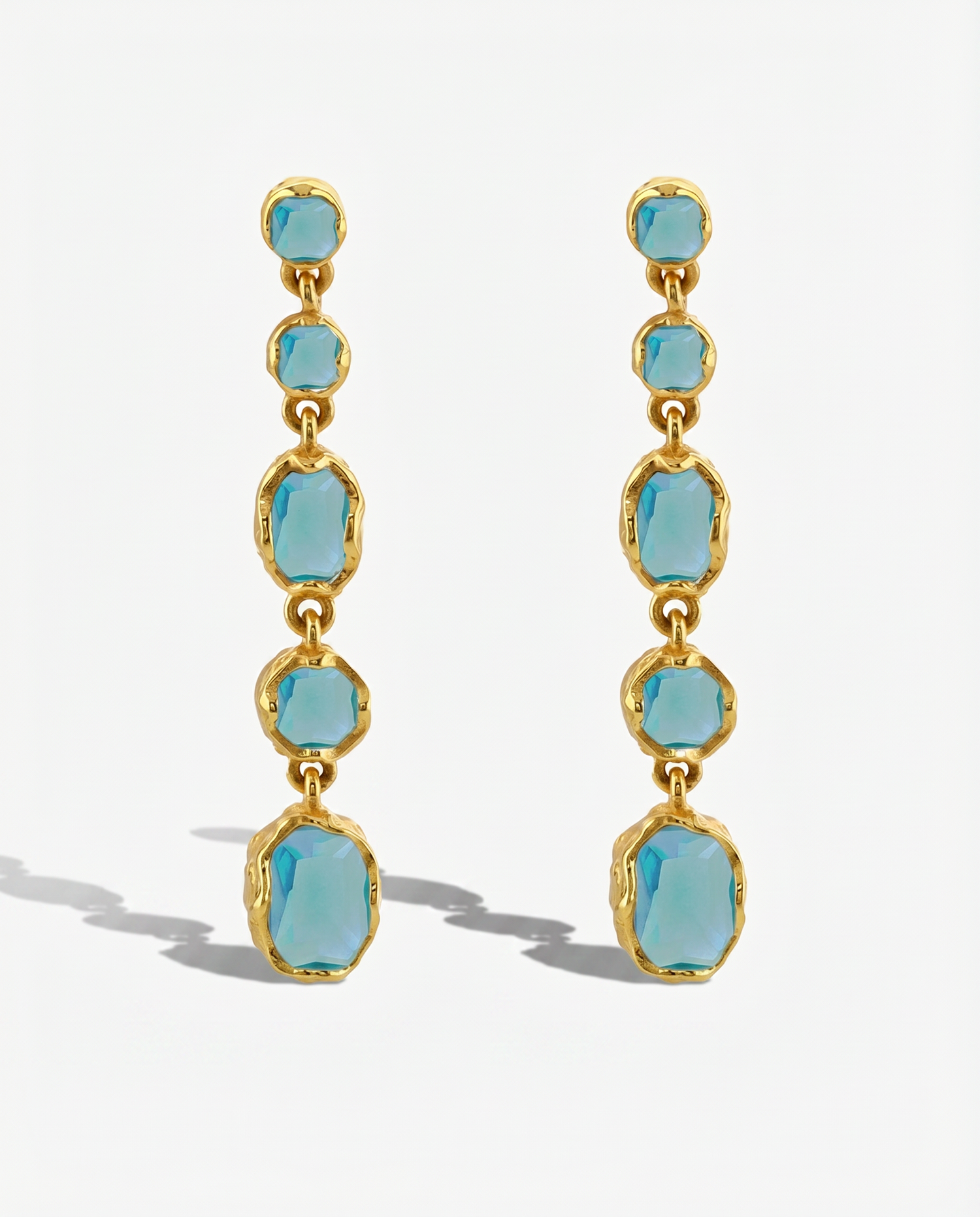 Tennis Drop Earrings