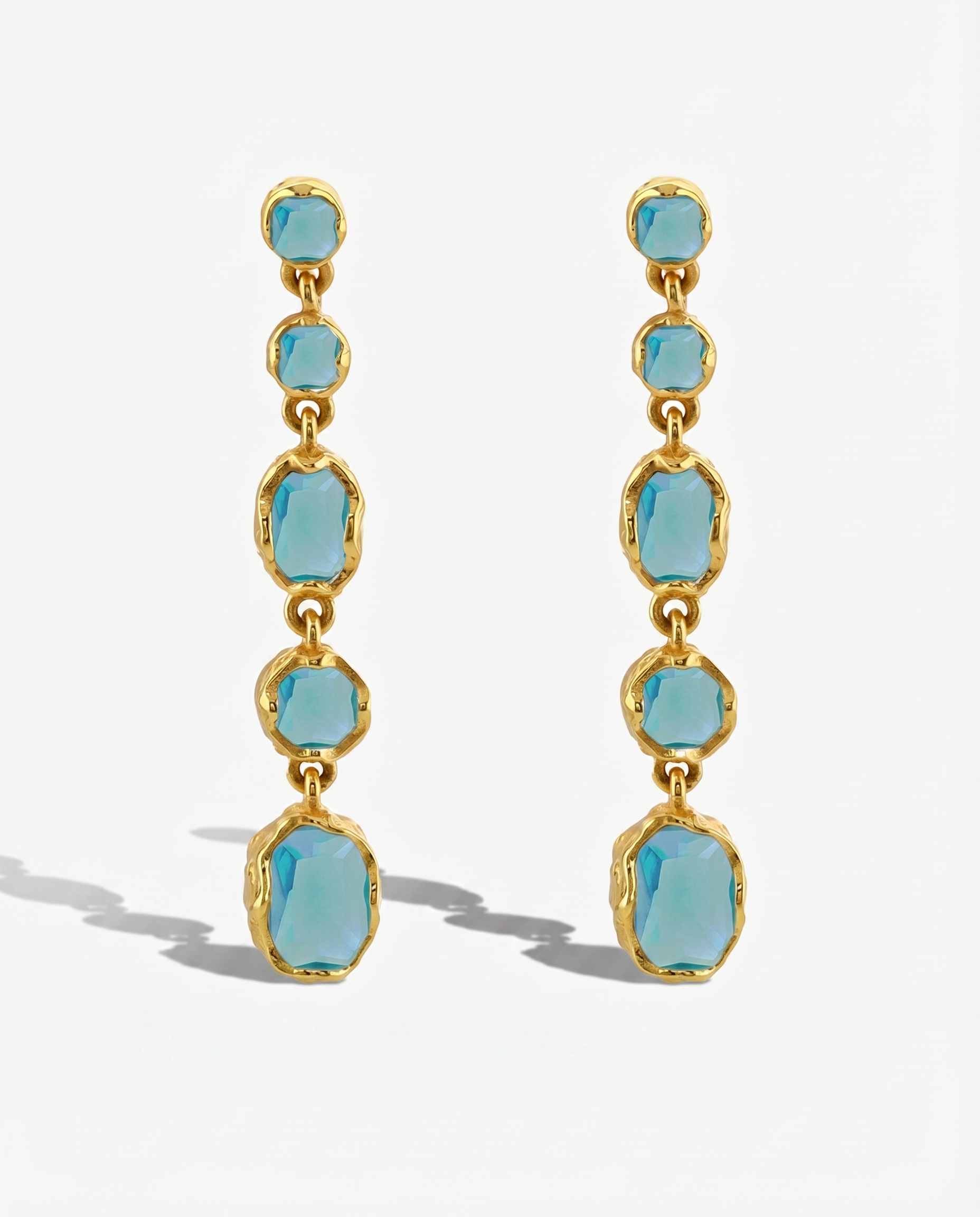 Tennis Drop Earrings