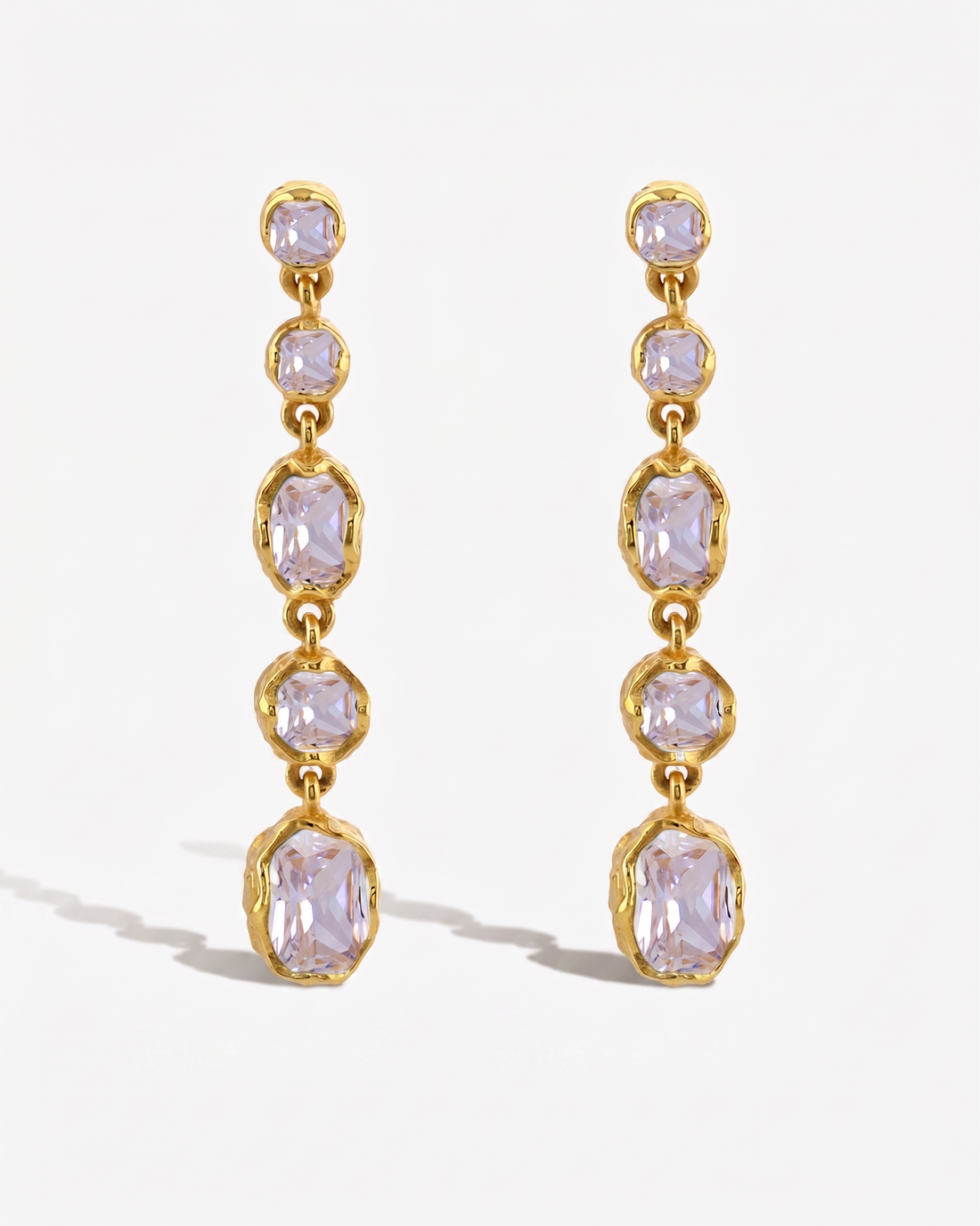 Tennis Drop Earrings