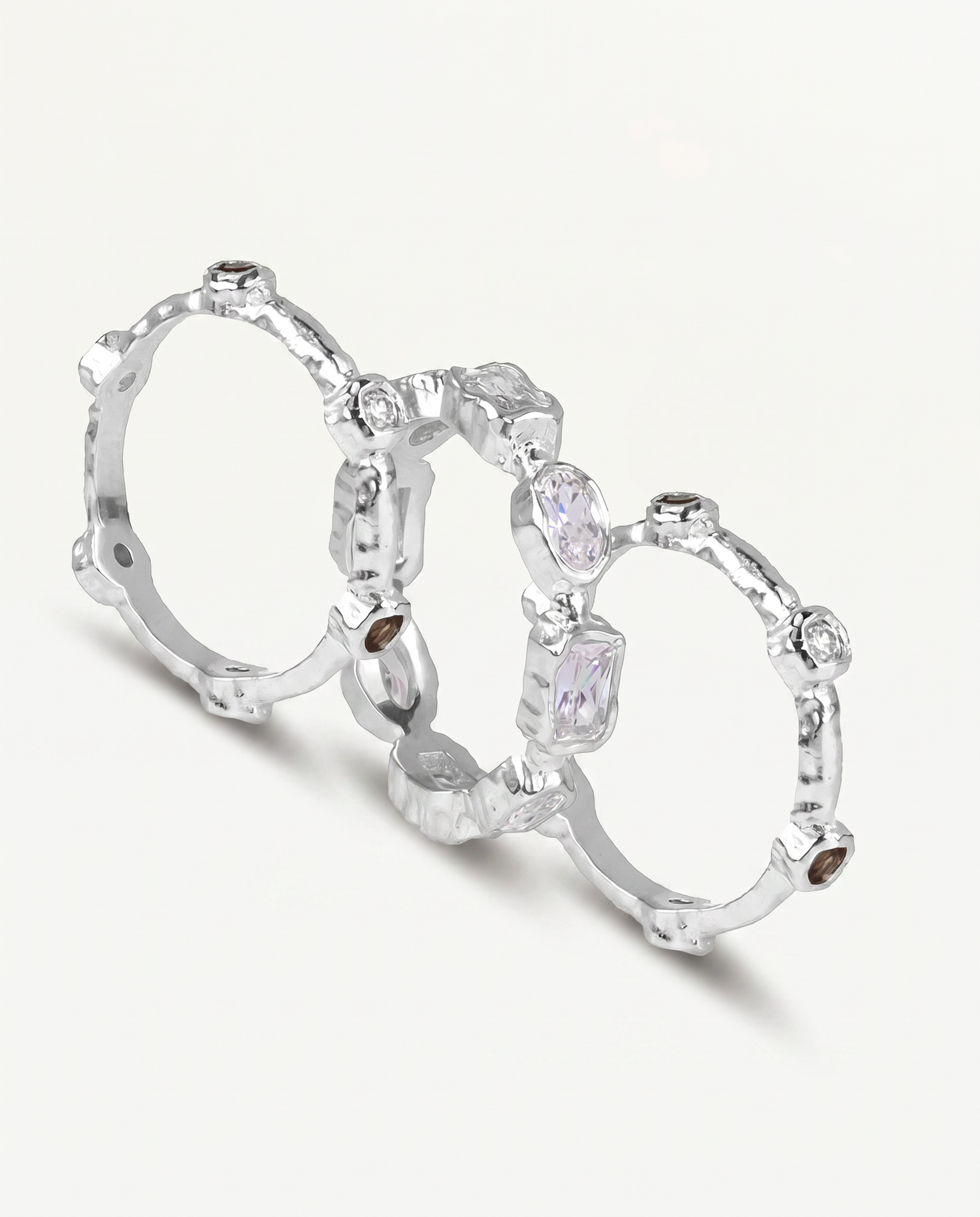 Silver Stacking Rings