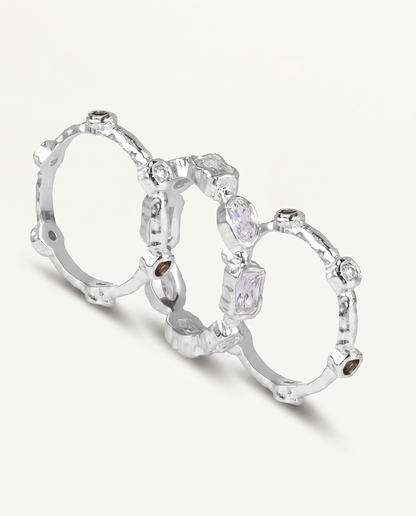 Silver Stacking Rings
