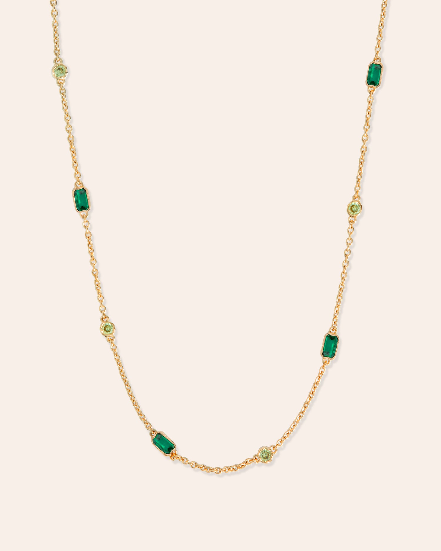 Stellar Necklace - Green &amp; Peridot