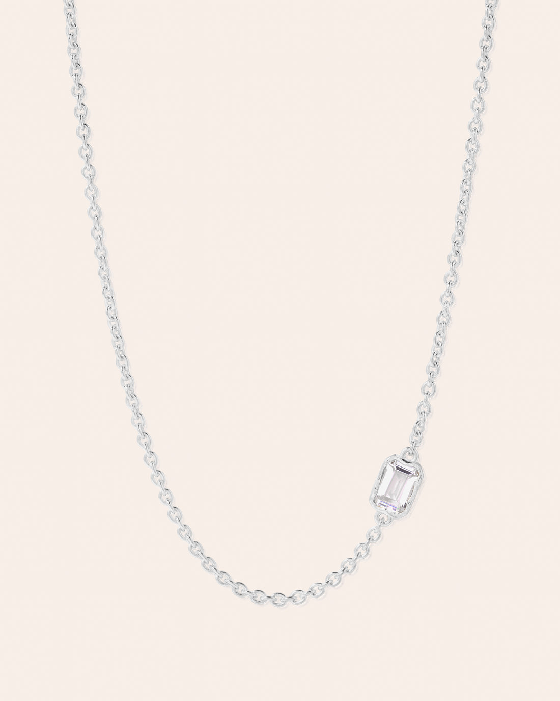 Lopsided Gemstone Necklace