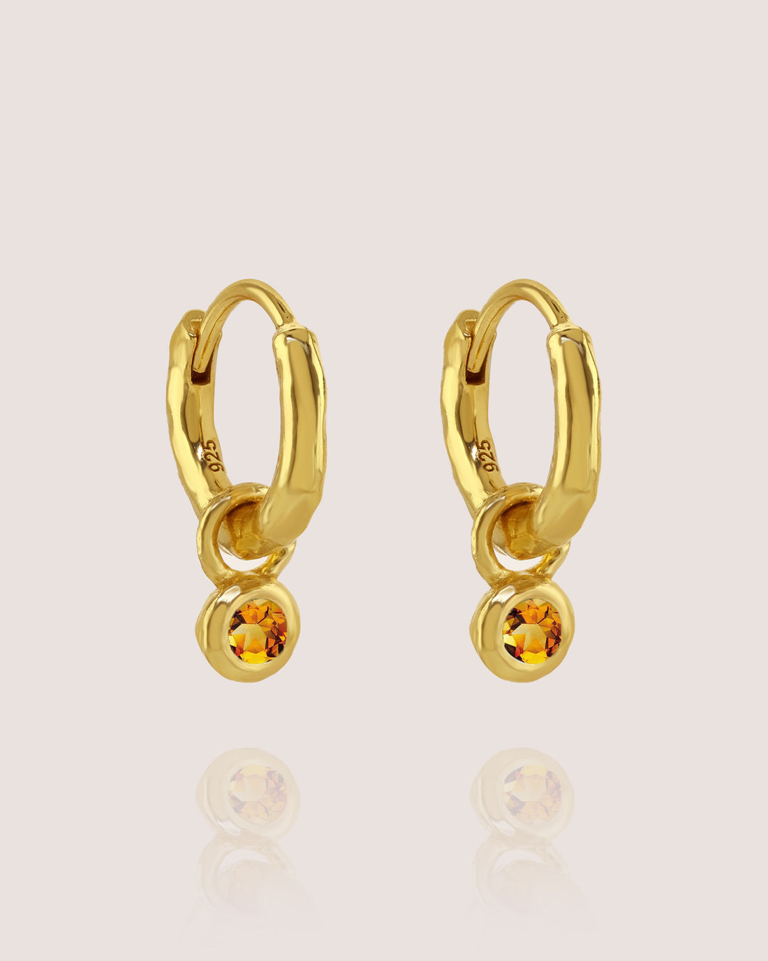 Nova Birthstone Hoops