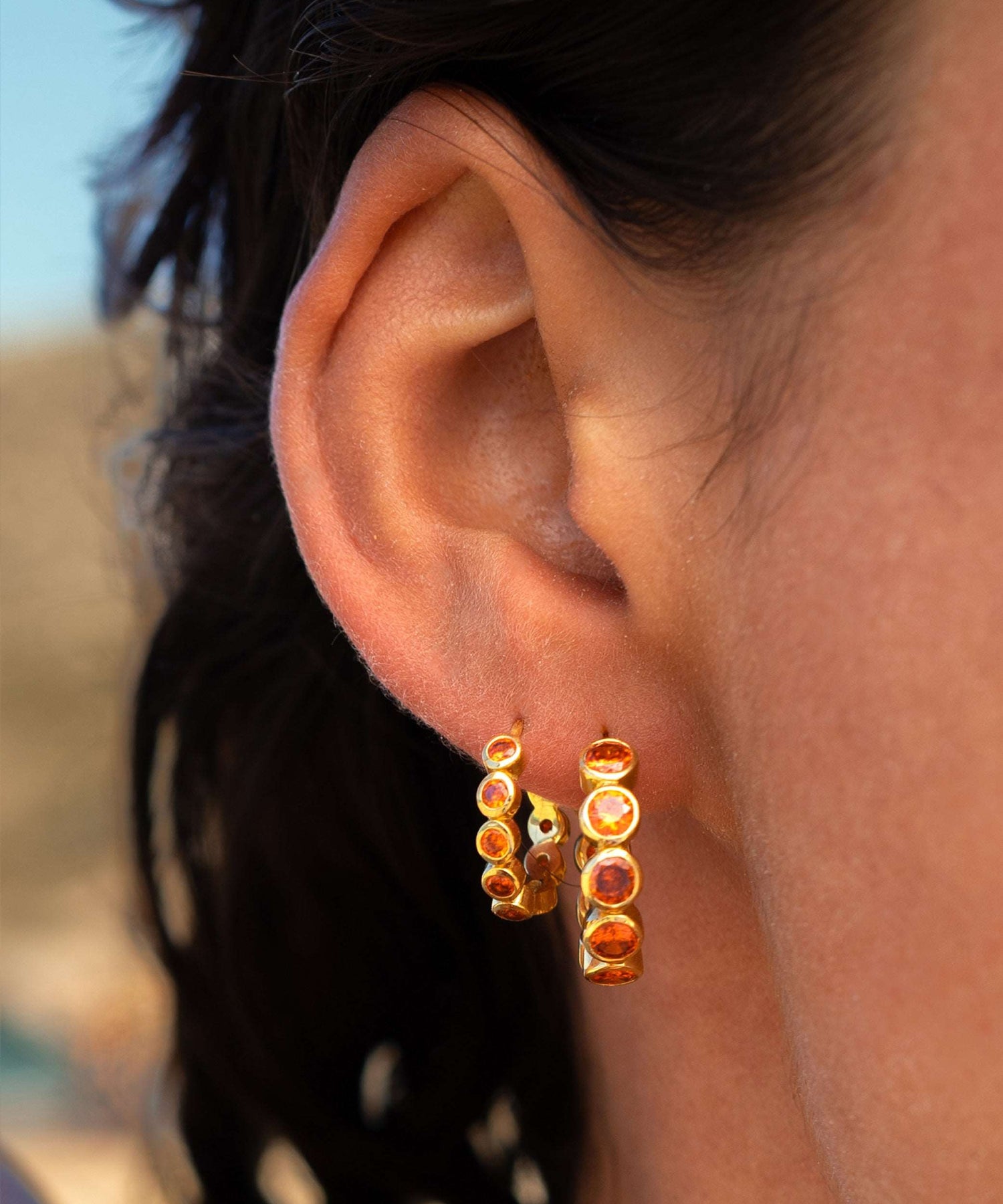 Aurora Earrings - Orange